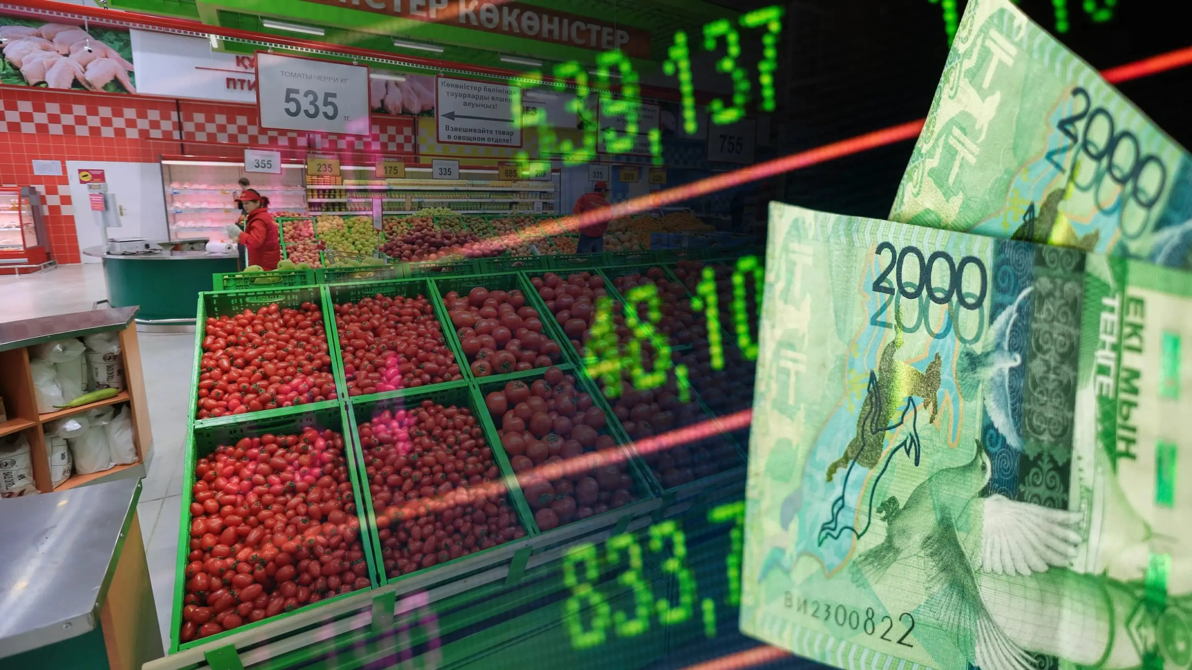 Цены на базовые продукты в Казахстане начали снижаться