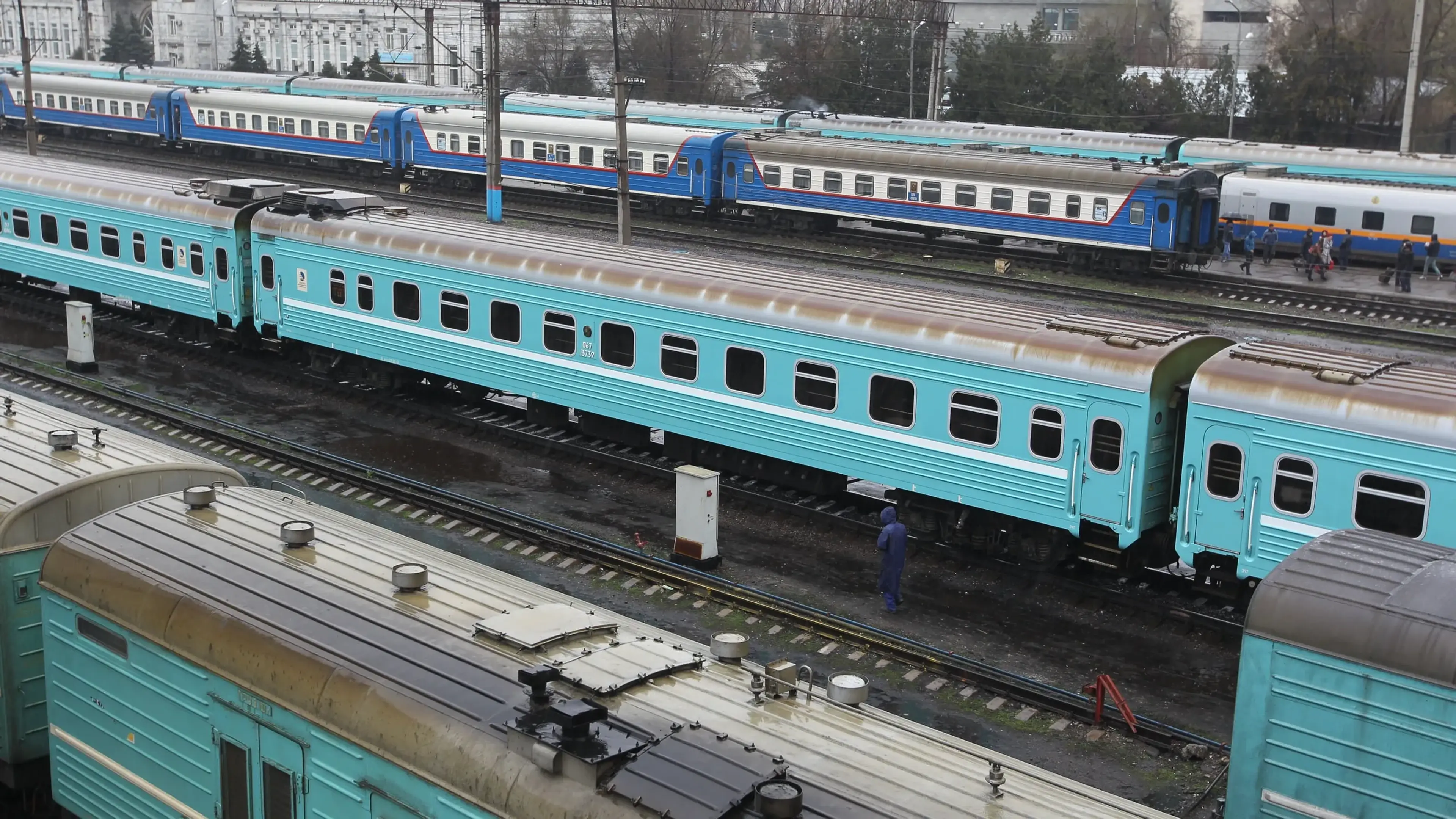 Вагон поезда Саратов – Алматы сошел с рельсов в Туркестанской области