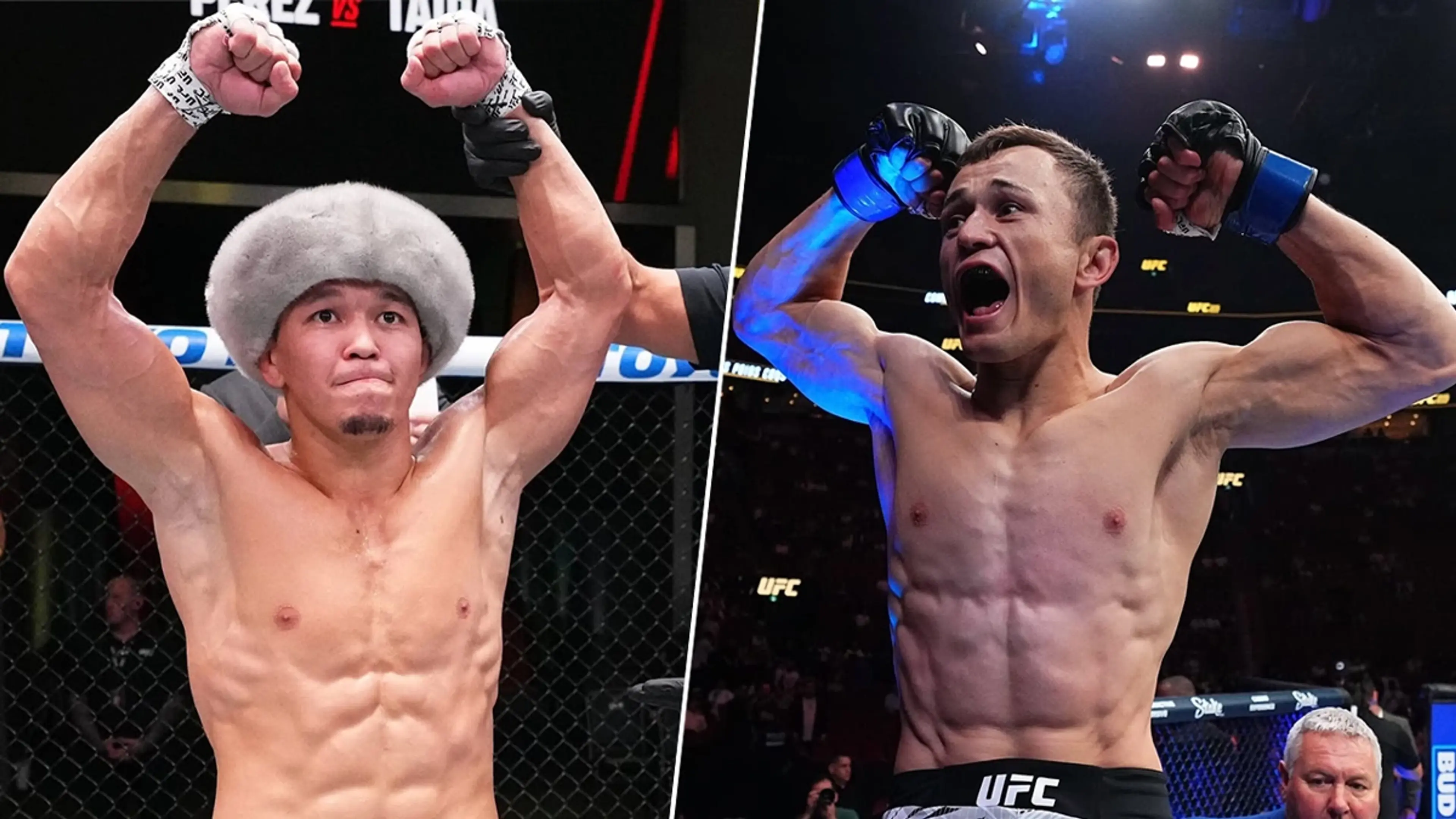Асу Алмабаев и Бекзат Алмахан уложились в вес перед турниром UFC в Баку