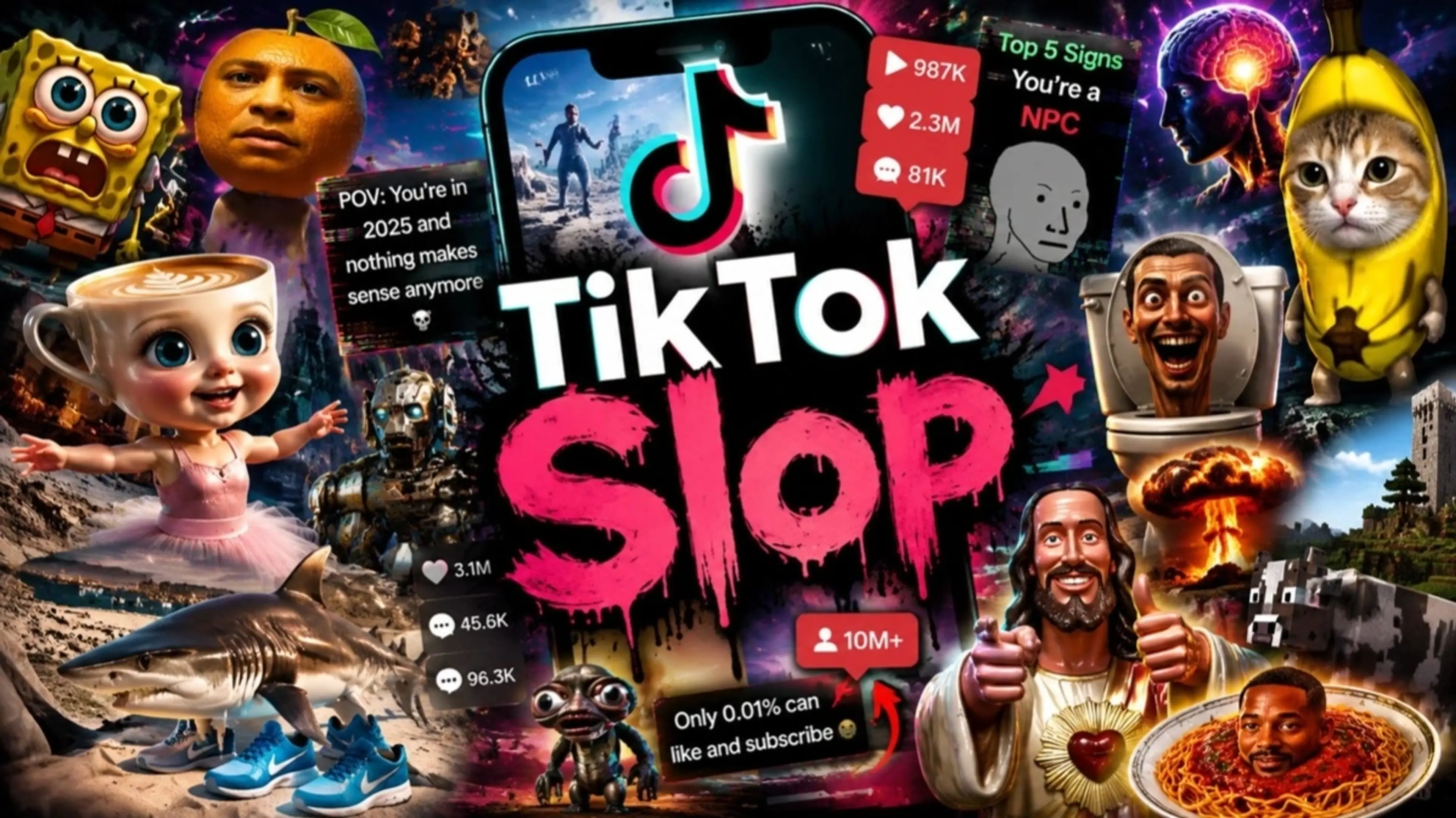 Почти 60% видео в рекомендациях TikTok — ИИ-контент