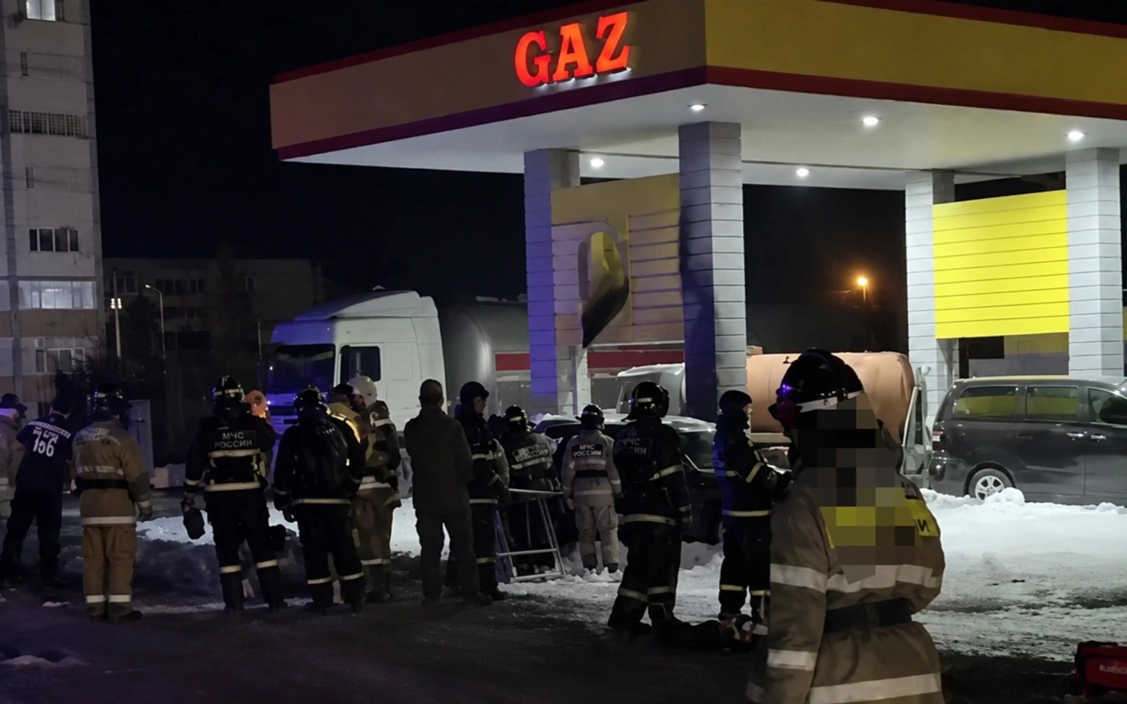 Пожар на автогазозаправке в Актобе унес жизни троих человек
