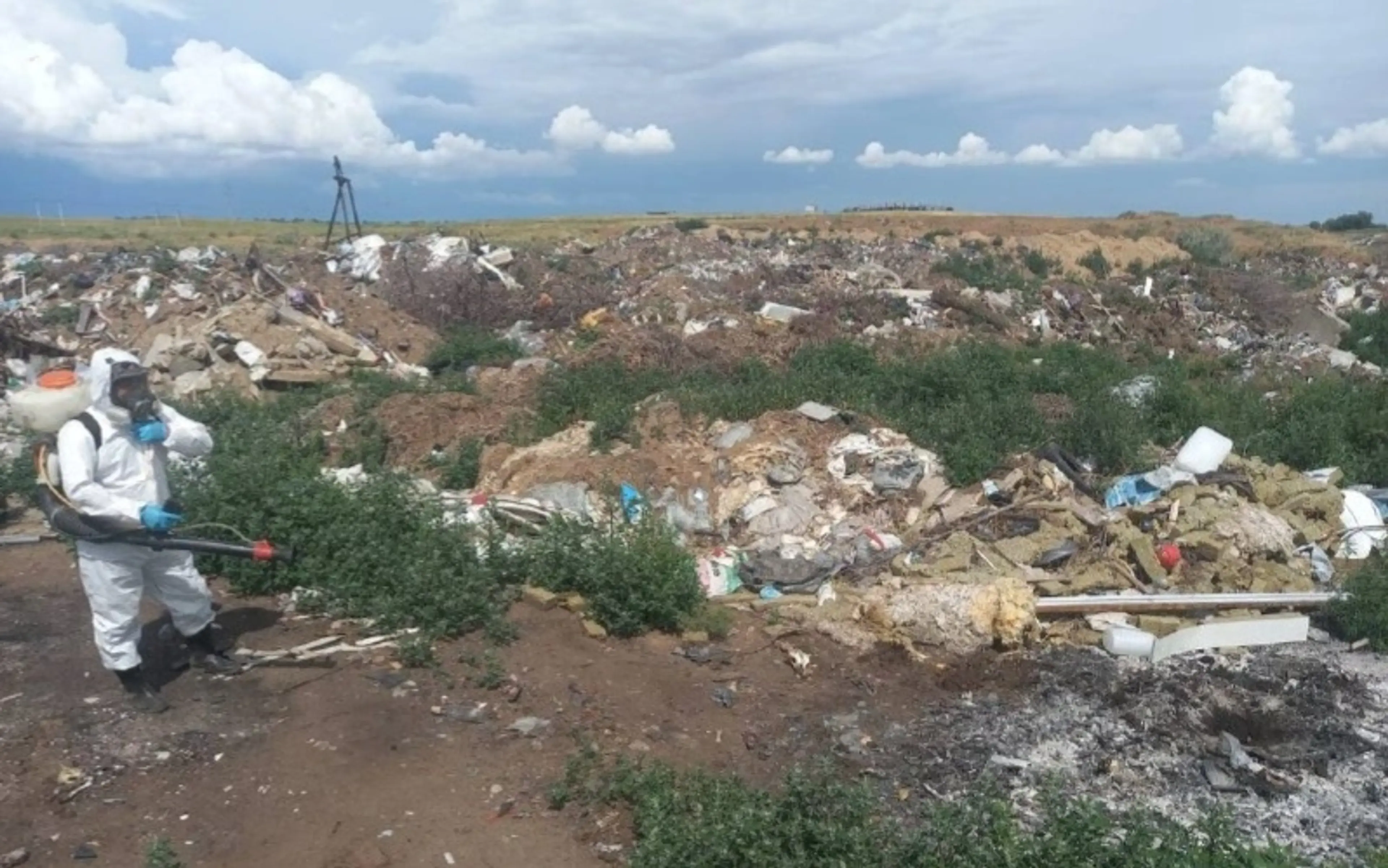 Медицинские отходы под Уральском принадлежали городским поликлиникам